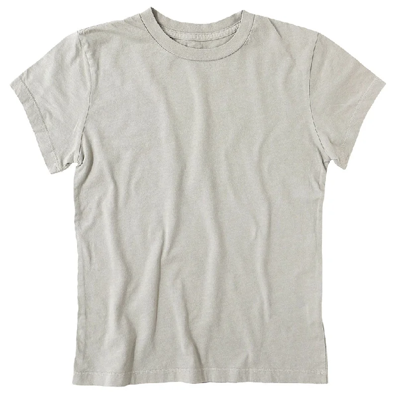 Women's Crew Neck Short Sleeve Tee - Hay Print Jacquard Patchwork